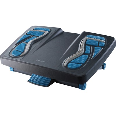 Fellowes 8068001 Energizer Foot Support, Charcoal, Blue & Gray - 17.87 x 13.25 x 6.5 in.