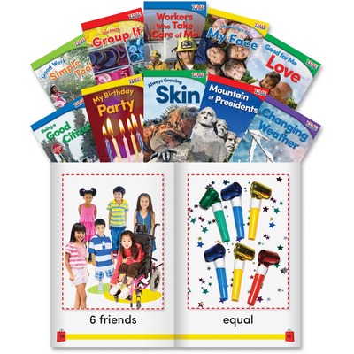 Shell Education Grade K Time for Kids Book Set 3 Printed Book SHL24704