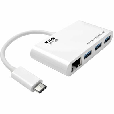 4-Port USB C Hub 10Gbps - Metal Industrial USB Type-C Hub w/ 3xUSB-A &  1xUSB-C - ESD & Surge Protection - USB-C or USB-A Host - Self-Powered  Mountable