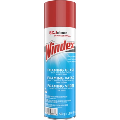 foam windex cleaner glass gal spray oz each fl