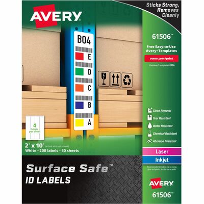 Avery&reg; Surface Safe ID Label AVE61506