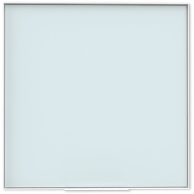 U Brands Frosted Glass Dry Erase Board - 35 (2.9 ft) Width x 35
