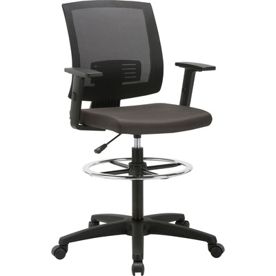 Lorell Soho Fabric Seat Mid-back Stool