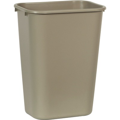 Rubbermaid Space Saving Half Round Waste Basket, 21 Gallon