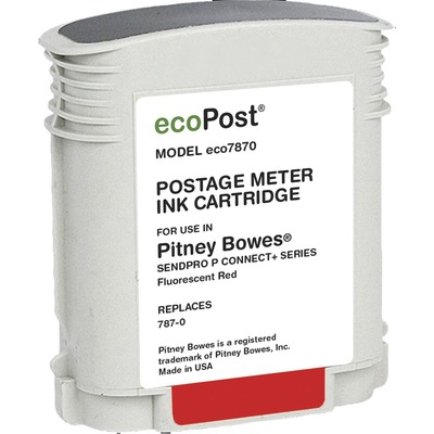 Clover Technologies Remanufactured Standard Yield Inkjet Ink Cartridge - Alternative for Pitney Bowes, Connect Plus 787-0 - Red - 1 Each CIGECO7870
