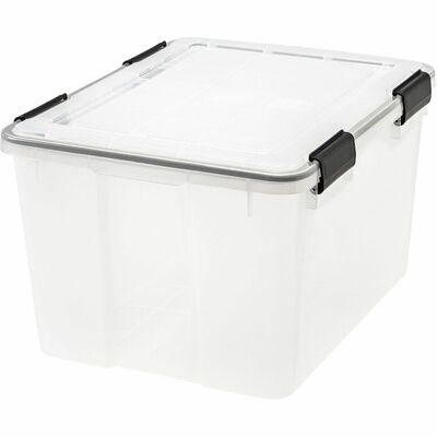 IRIS Weathertight Storage Box, 46 Quarts, 11 4/5