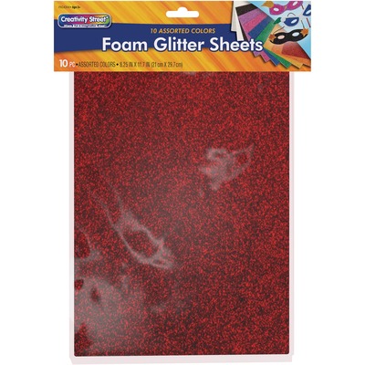 Creativity Street Wonderfoam Glitter Sheets PAC4344