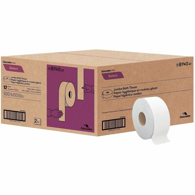 Cascade Proselect Mult Cascades PRO Select Jumbo Toilet Paper - 2 Ply - 3.30