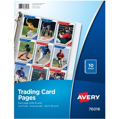 Avery&reg; Trading Card Pages AVE76016
