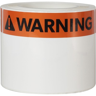 Avery&reg; Thermal Printer WARNING Header Sign Labels AVE61211