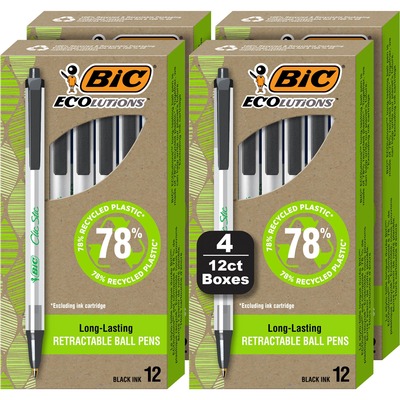 U Brands U Eco Ballpoint Pens Pack Of 12 0.7mm Assorted Colors