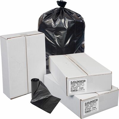 33 Gal. High-Density Clear 14 Microns 33 in. x 39 in. Commercial Trash Bags  (250-Carton)