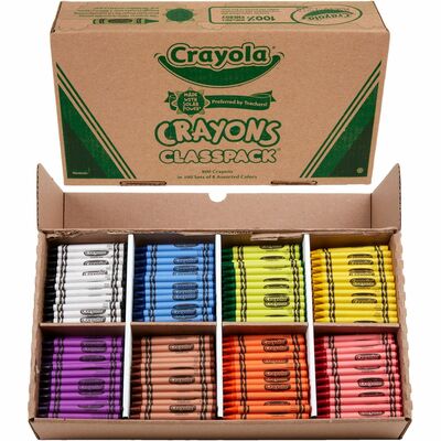Crayola Crayons Box Classpack , Assorted Colors - 832 / Box 