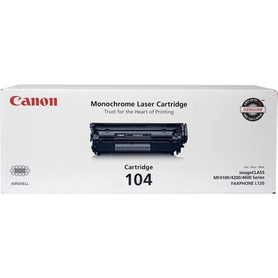 Canon Cartridge 104 Original Toner Cartridge - Laser - 2000 Pages - Black - 1 Each CNMCARTRIDGE104
