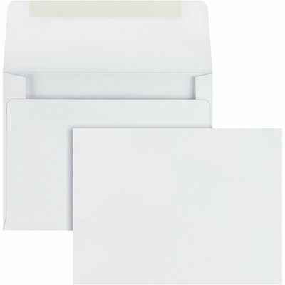 A2 White Envelopes 24lb Square Flap (4 3/8 x 5 3/4)