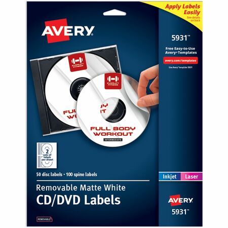 Wholesale CD/DVD Labels: Discounts on Avery CD Labels AVE5931