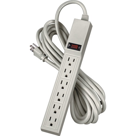 6 Outlet Power Strip with 15 Cord