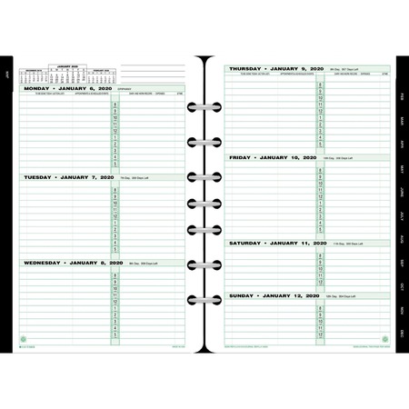 Day-Timer 2-page-per-week Original Planner Desk Refill