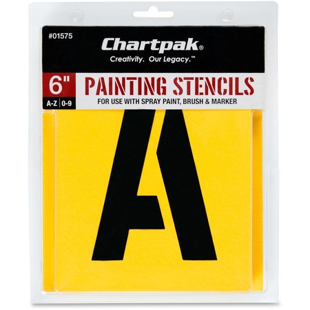 Wholesale Chartpak Stencils: Discounts on Chartpak Painting Letters/Numbers Stencils CHA01575