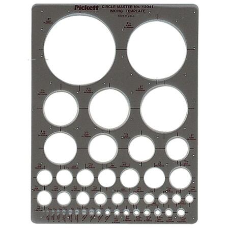 Wholesale Chartpak Stencils: Discounts on Chartpak Riser Circle Master Template CHA1204I