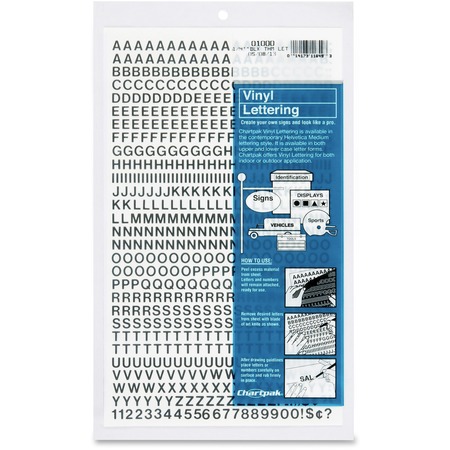 Wholesale Chartpak Vinyl Letters/Numbers: Discounts on Chartpak Vinyl Helvetica Style Letters/Numbers CHA01000