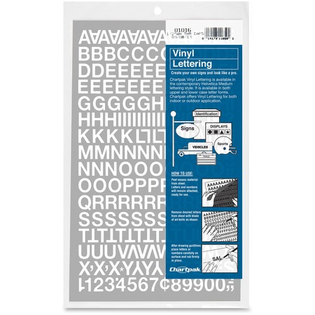 Wholesale Chartpak Vinyl Letters/Numbers: Discounts on Chartpak Vinyl Helvetica Style Letters/Numbers CHA01016