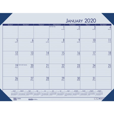 House of Doolittle Ecotones Compact Calendar Desk Pads