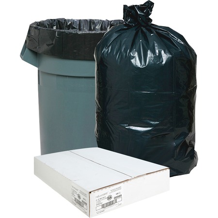 Wholesale Nature Saver Trash Bags: Discounts on Nature Saver Black Low-density Recycled Can Liners NAT00989