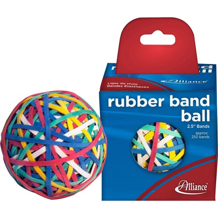 Wholesale Colored Rubber Bands: Discounts on Alliance Rubber 00159 Rubber Band Ball - 250 Advantage Rubber Bands Included ALL00159