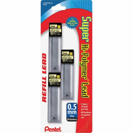 Wholesale Pencil Refills: Discounts on Pentel Super Hi-Polymer Leads PENC25BPHB3K6