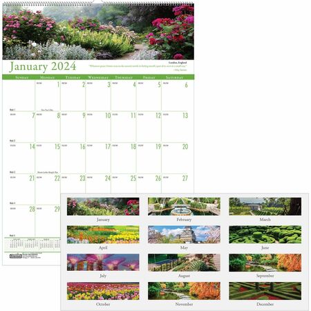 Wholesale Wall Calendars: Discounts on House of Doolittle Earthscapes Gardens Wall Calendar HOD303