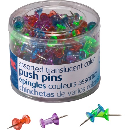 Wholesale Pushpins & Thumb Tacks: Discounts on Officemate OIC Translucent Push Pins OIC35710