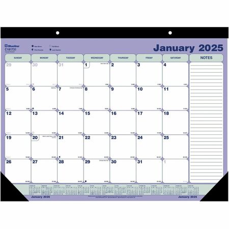 Blueline Desk/Wall Calendar Pad