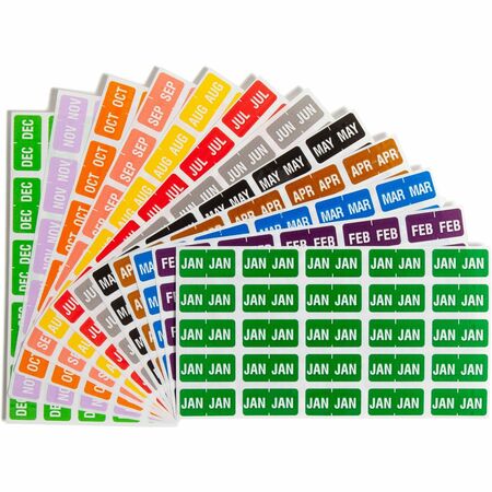 Wholesale Color-Coded Month and Year Labels: Discounts on Smead ETS Color-Coded Month and Year Labels SMD67450