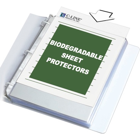 Wholesale Sheet Protectors: Discounts on C-Line Biodegradable Sheet Protector CLI62607