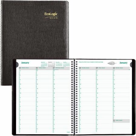 Wholesale Weekly Appointment Books / Planners: Discounts on Brownline Recycled Ecologix Weekly Planners REDCB425WBLK