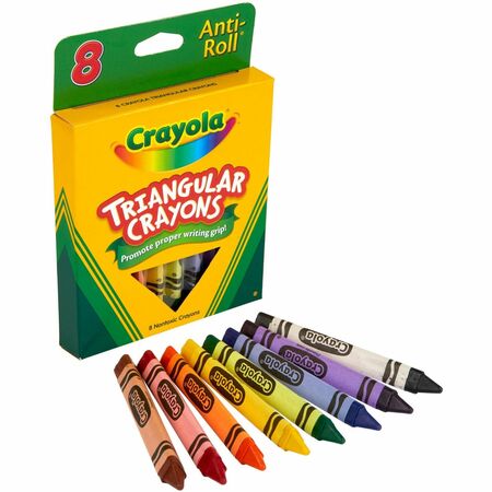 Wholesale Crayola BULK Crayons: Discounts on Crayola Triangular Anti-roll Crayons CYO524008