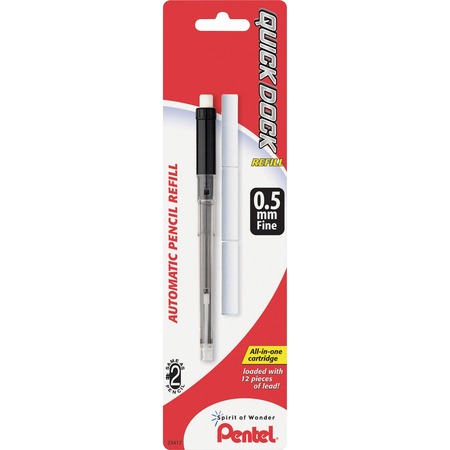 Wholesale Pencil Refills: Discounts on Pentel.5MM Quick Dock Mechanical Pencil Lead Refills PENQDR5LE3BP