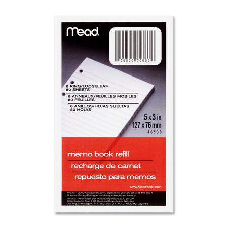 Wholesale Filler Paper: Discounts on Mead Mead Memo Book Refill Pages MEA46530