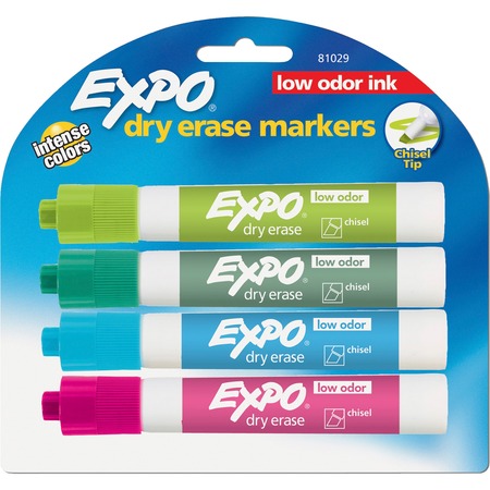 Wholesale Dry Erase Markers: Discounts on Expo Low-Odor Dry Erase Chisel Tip Markers SAN81029