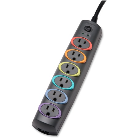 Wholesale Surge Suppressors/Protectors: Discounts on Kensington SmartSockets K62144 6-Outlets Surge Suppressor KMW62144