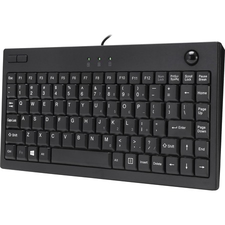 Adesso AKB-310UB Mini Trackball Keyboard ADEAKB310UB