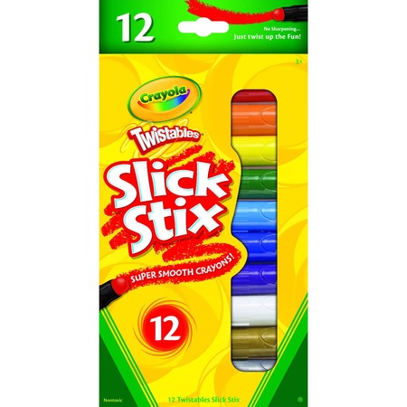 Wholesale Crayola BULK Crayons: Discounts on Crayola Twistables Slick Stix 12-count Smooth Crayons CYO529512