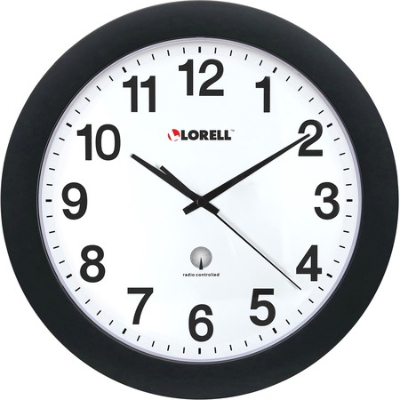 Wholesale Clocks: Discounts on Lorell 12" Round Radio Controlled Wall Clock LLR60997