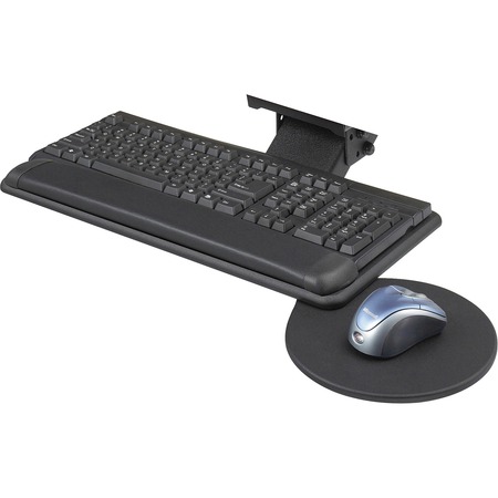 Safco Swivel Mouse Tray Adjustable Keyboard Platform