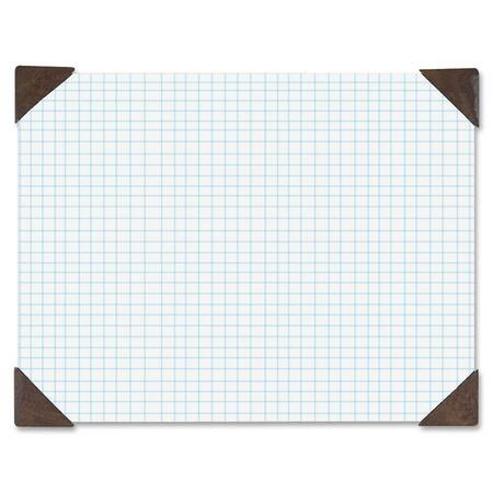 Wholesale Doodle Pads: Discounts on House of Doolittle Quadrille Desk Pad w/ Brown Corners HOD41003