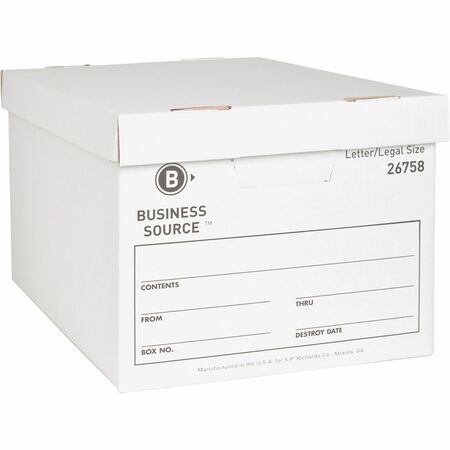 Business Source Lift-off Lid Medium Duty Storage Box