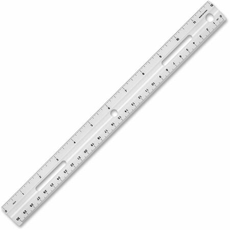 Wholesale Rulers Measures Discounts on Business Source 12 Plastic Ruler BSN32365