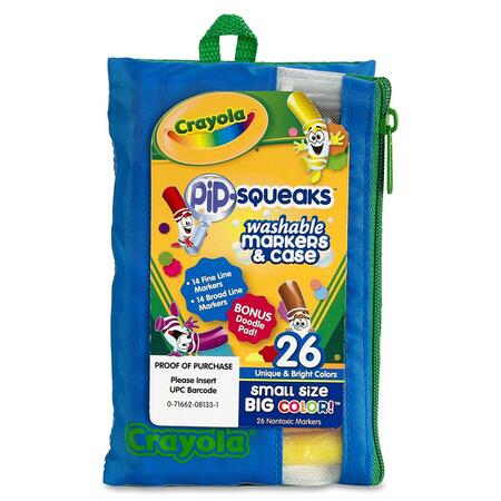 Wholesale Crayola BULK Dry Erase Markers: Discounts on Crayola Pip-Squeaks Portfolio 26 ct. CYO588133