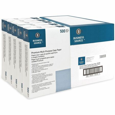 Business Source Premium Multipurpose Copy Paper - White 32125